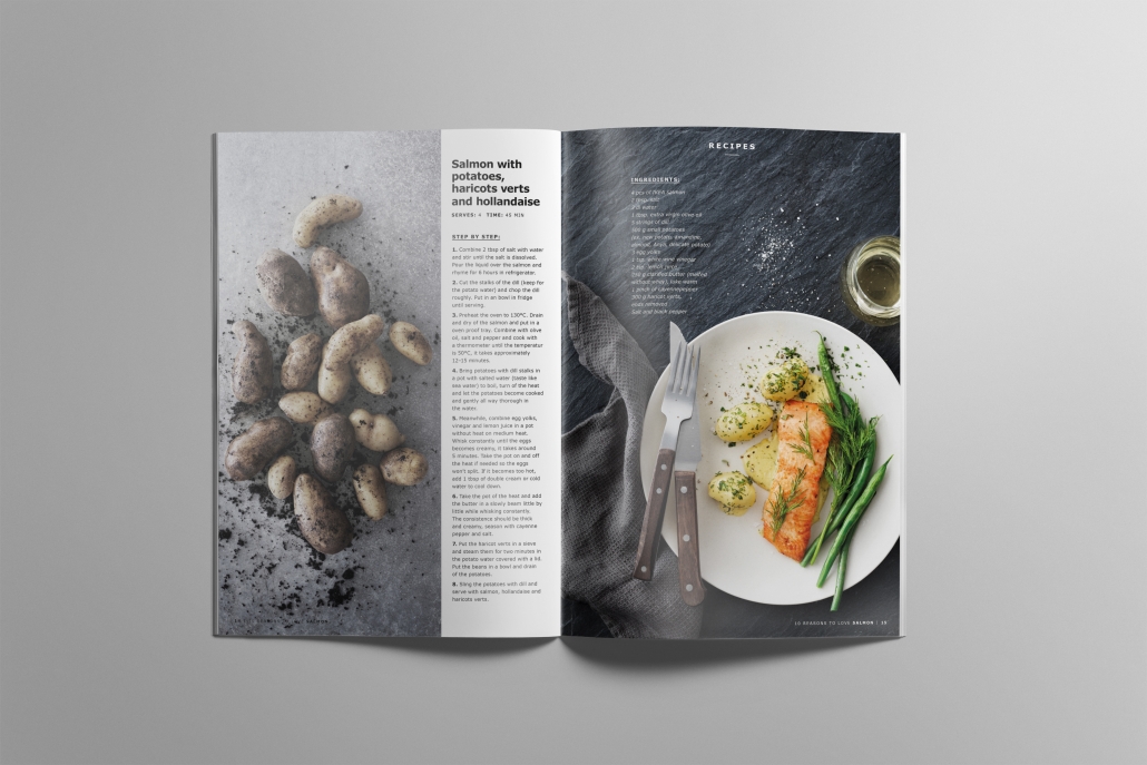 Grafisk form – IKEA Foods – 10 reasons to love salmon
